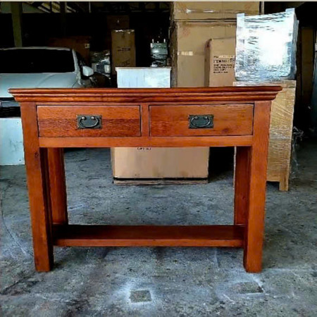Victoria Oak : Bàn Console Với Gương 70 x 90cm